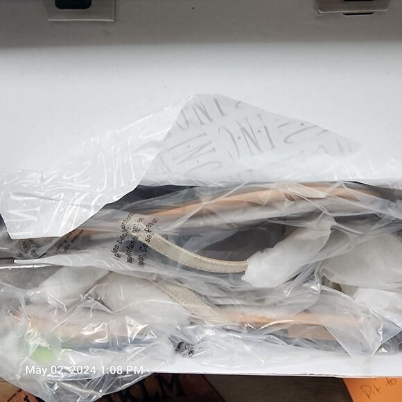 Inc International Concepts Women's Mabae Bow Flat Sandals, SilverBling Size 7M - Picture 8 of 11